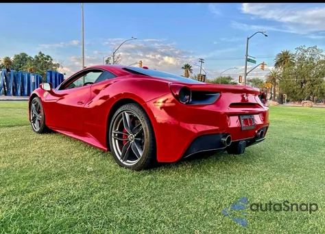 2016 Ferrari 488 Gtb z USA, uszkodzony, nr VIN ZFF79ALA5G0214993
